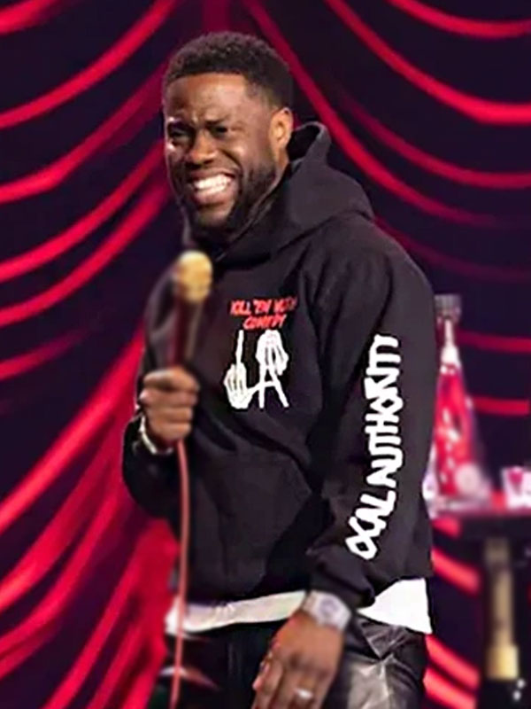 Kevin Hart Kill Em With Comedy Black Pullover Hoodie
