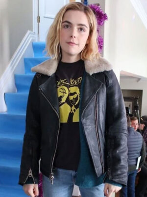 Kiernan Shipka Let It Snow Angie Black Jacket