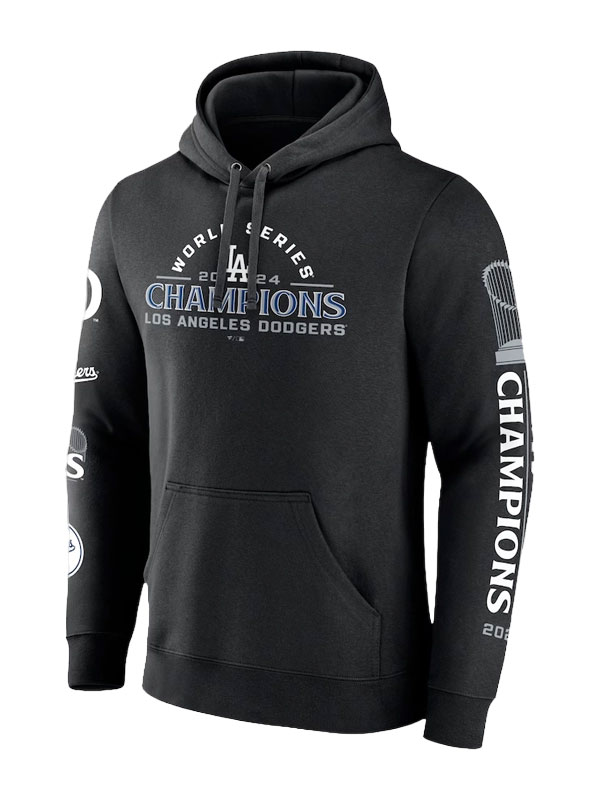 LA Dodgers 2024 World Series Champions Pullover Hoodie