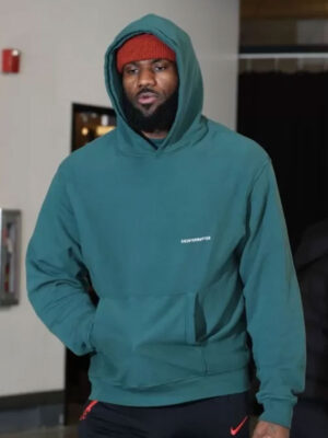 LeBron James Uninterrupted Teal Color Pullover Hoodie