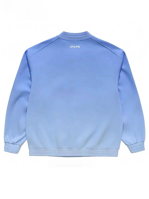 Li-Ning x LOL LPL 2024 Spring EDG Blue Bomber Jacket
