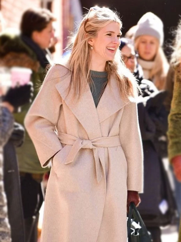 Lily Rabe The Undoing Wool Long Coat
