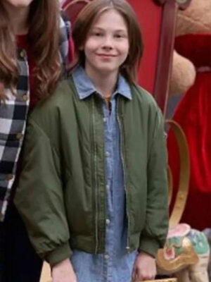 logan-pierce-mystery-on-mistletoe-lane-green-bomber-jacket