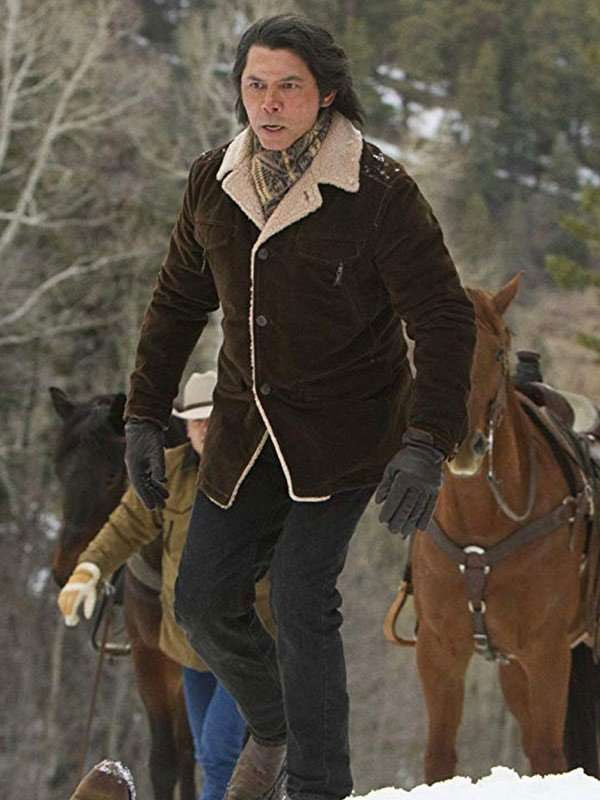 Longmire Lou Diamond Phillips Brown Coat