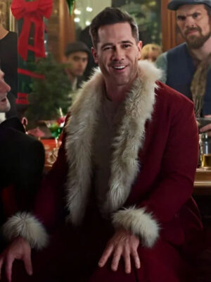Luke Macfarlane Catch Me If You Claus Santa Red Coat
