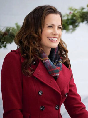 Melissa Claire Egan Holiday for Heroes Red Coat