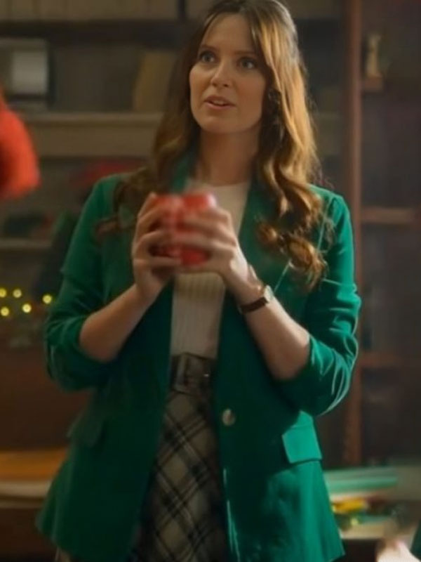Merritt Patterson 2024 A Vintage Christmas Green Blazer
