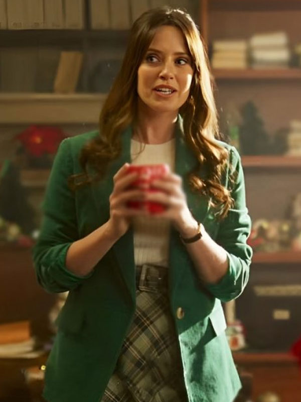 Merritt Patterson 2024 A Vintage Christmas Green Blazer