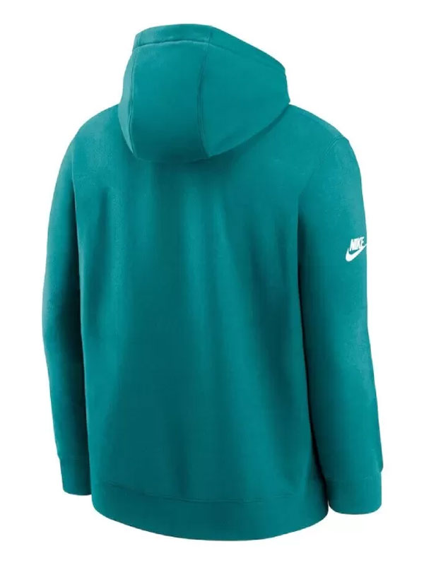 Mike McDaniel Miami Dolphins Blue Pullover Hoodie