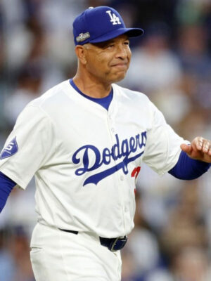 MLB Dave Roberts Los Angeles Dodgers White Shirt