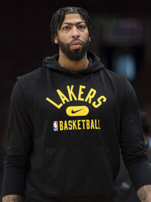 NBA Anthony Davis Lakers Basketball Black Pullover Hoodie