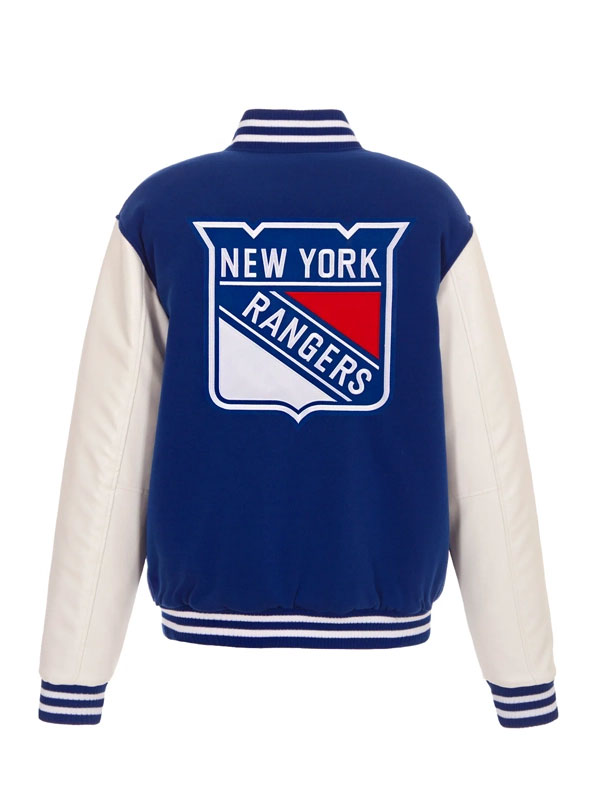 New York Rangers 2024 Stadium Series Varsity Jacket