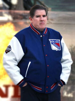 New York Rangers 2024 Stadium Series Varsity Jacket