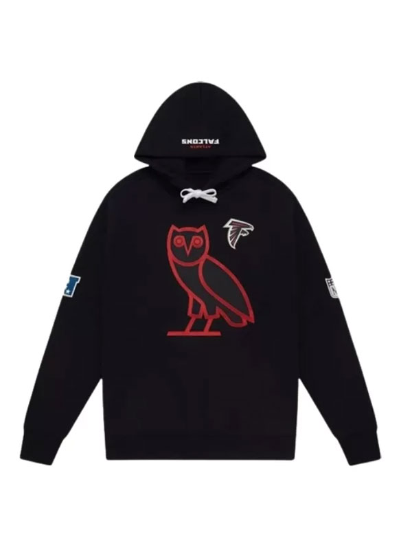 NFL Atlanta Falcons OVO Black Pullover Hoodie