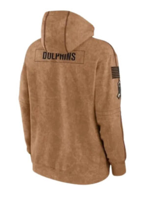 nfl-miami-dolphins-salute-to-service-brown-pullover-hoodie-1