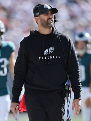 Nick Sirianni Philadelphia Eagles Black Pullover Hoodie