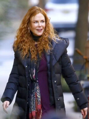 Nicole Kidman The Undoing Black Puffer Coat
