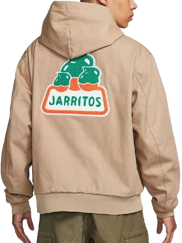 Nike SB x Jarritos Brown Fleece Zip-Up Hoodie