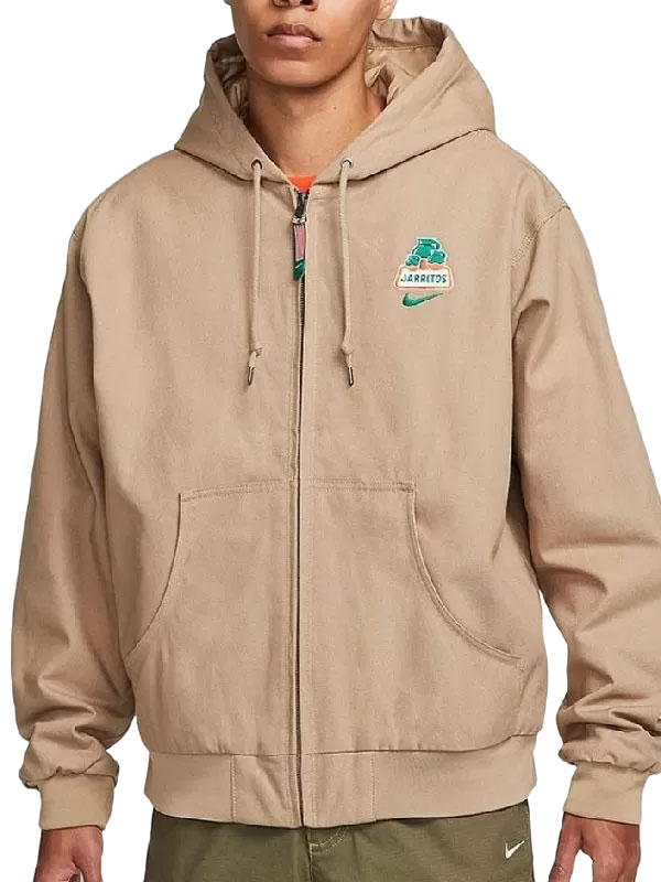 Nike SB x Jarritos Brown Fleece Zip-Up Hoodie
