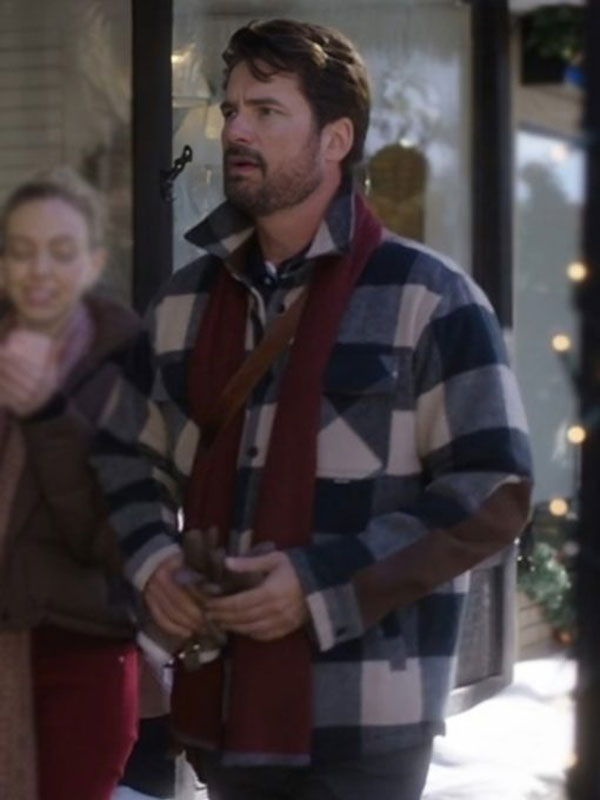 Warren Christie Our Holiday Story Black Plaid Jacket