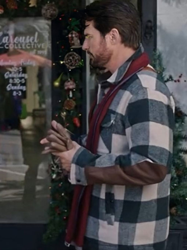 Warren Christie Our Holiday Story Black Plaid Jacket