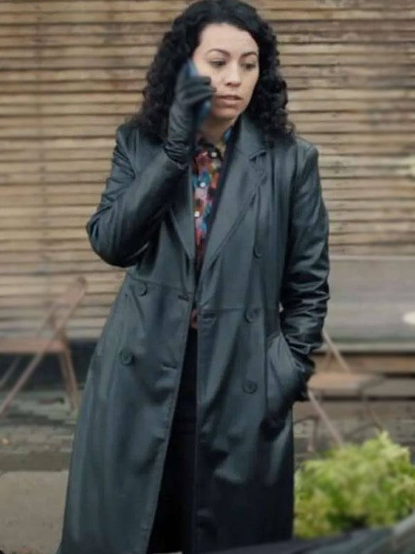Paloma Nozicka 2024 The Irrational Black Leather Coat