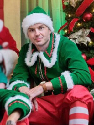 Paul Campbell Three Wise Men and a Baby Green Wool Jacket