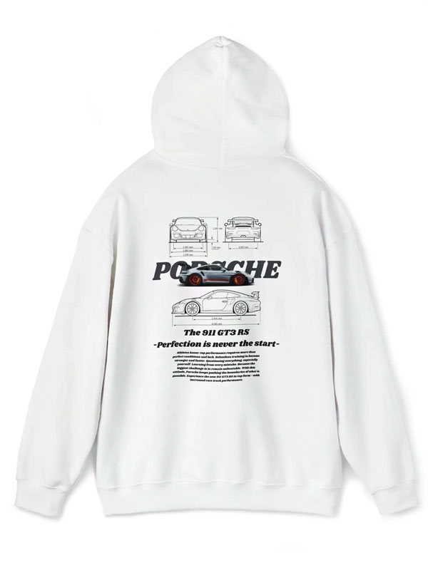 Porsche 911 GT3 RS Oversized Pullover Hoodie