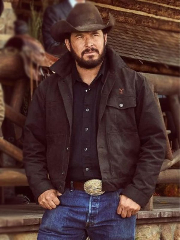 Rip Wheeler Yellowstone S5 Black Cotton Jacket