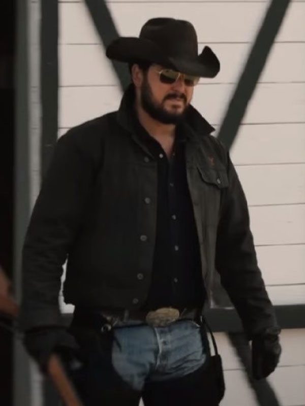 Rip Wheeler Yellowstone S5 Black Cotton Jacket