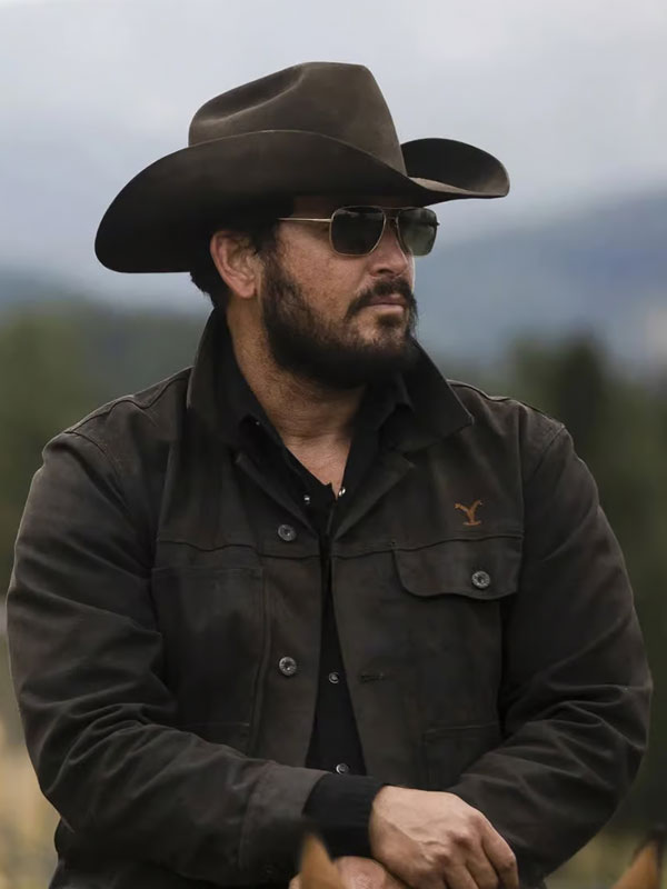 Rip Wheeler Yellowstone S5 Black Cotton Jacket