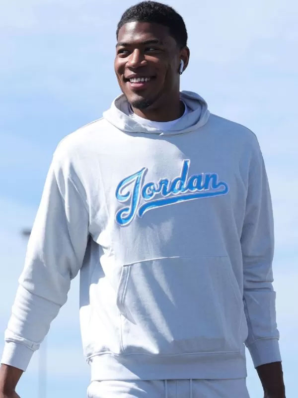 Rui Hachimura Jordan White Pullover Hoodie
