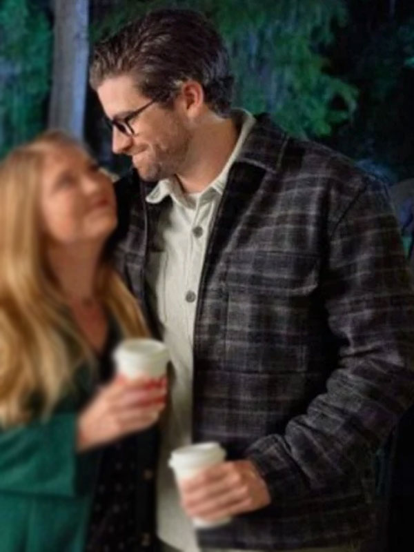 Ryan Rottman My Southern Family Christmas Grey Jacket