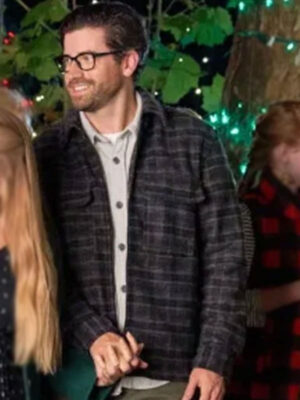 Ryan Rottman My Southern Family Christmas Grey Jacket