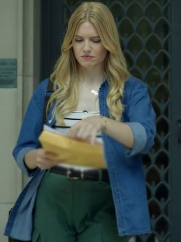 Sara Ball 2024 Betrayed by Love Blue Denim Shirt