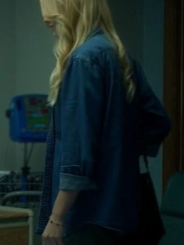 Sara Ball 2024 Betrayed by Love Blue Denim Shirt