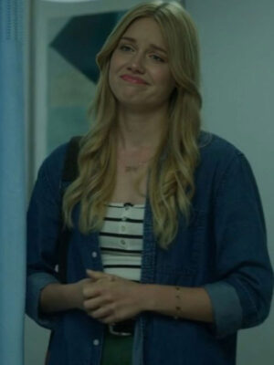 Sara Ball 2024 Betrayed by Love Blue Denim Shirt