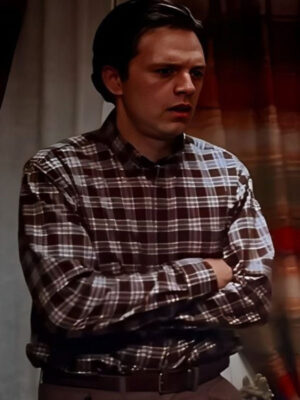 Sebastian Stan 2024 A Different Man Plaid Shirt