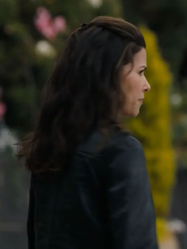 Sofia Pernas Tracker Billie Matalon Black Leather Jacket