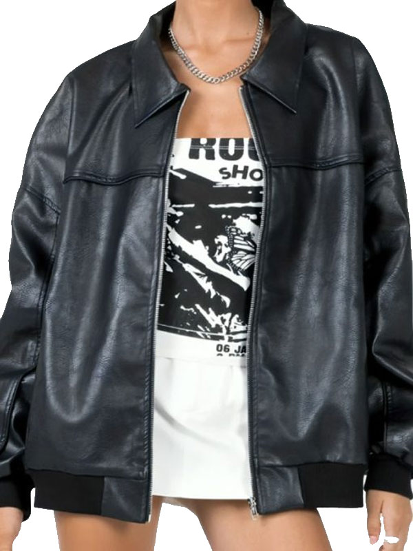 Stella Beador S18 Real Housewives of Orange County Leather Jacket