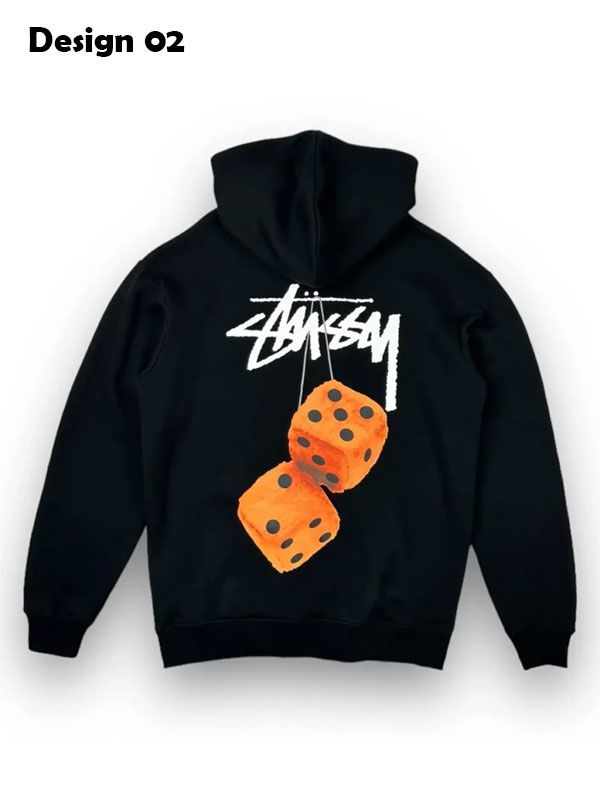 Stussy Dice Oversize Fleece Pullover Hoodie