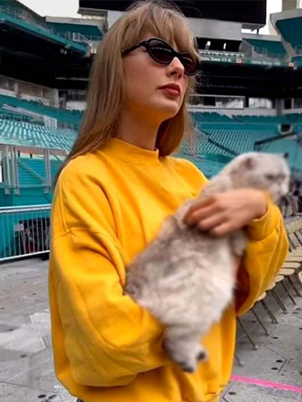 Taylor Swift Miami Eras Tour Yellow Sweatshirt