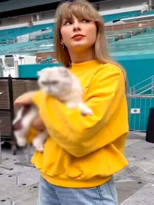 Taylor Swift Miami Eras Tour Yellow Sweatshirt