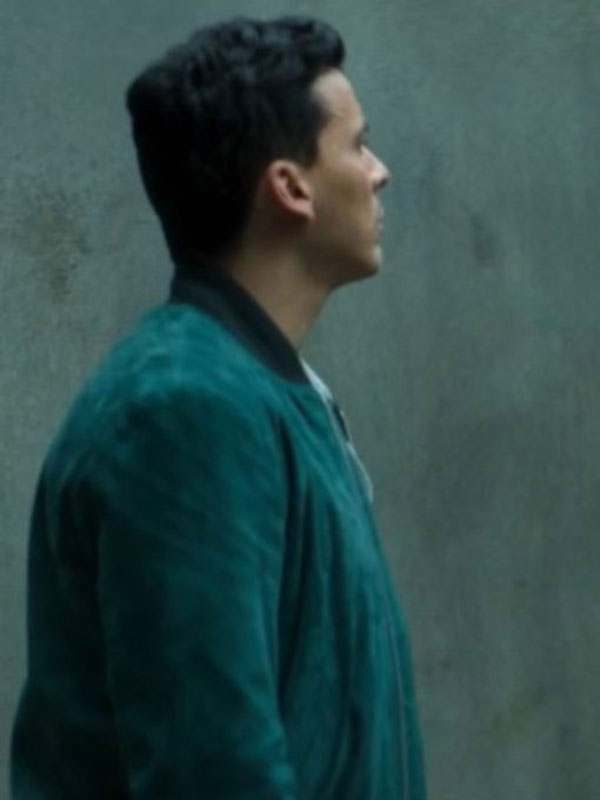 Tewfik Jallab 2024 Paris Has Fallen Green Bomber Jacket