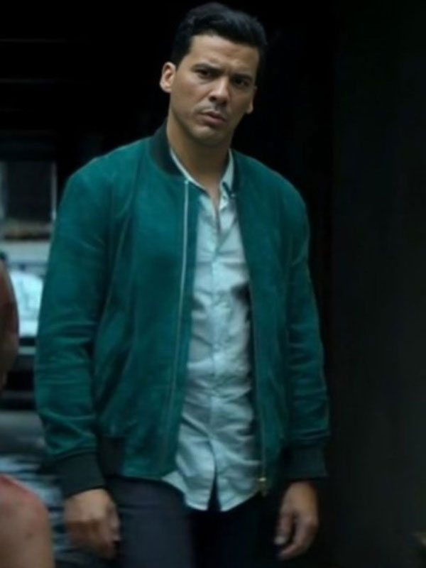 Tewfik Jallab 2024 Paris Has Fallen Green Bomber Jacket