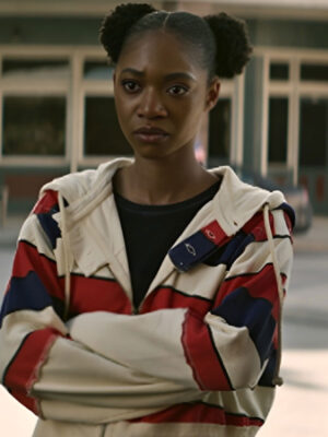 Superman And Lois Kelcey Mawema Striped Zipper Hoodie