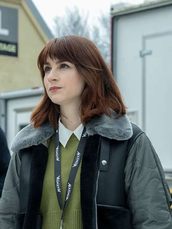 The Franchise  Aya Cash Cropped Two-Tone Aviator Quilted Jacket