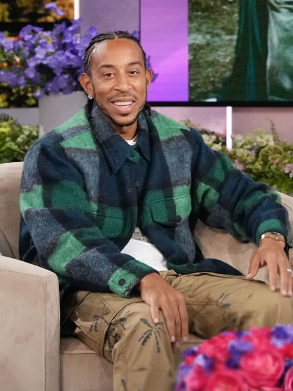 The Jennifer Hudson Show Ludacris Green Plaid Jacket