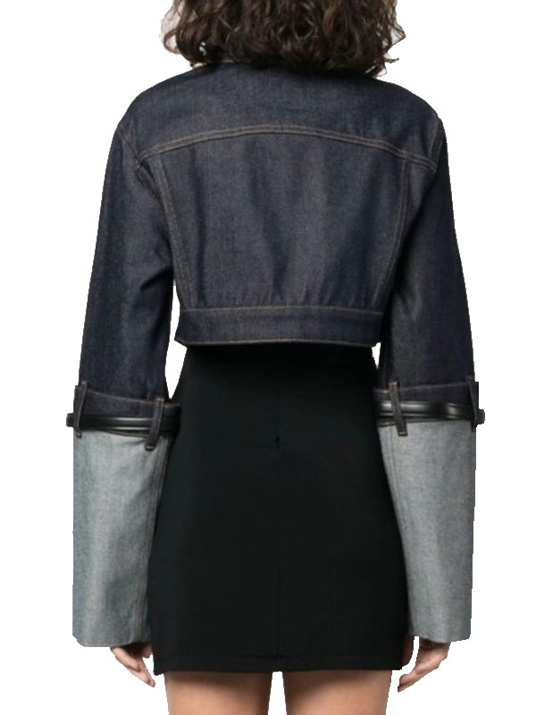 The Voice 2024 Aliyah Khaylyn Denim Cropped Jacket