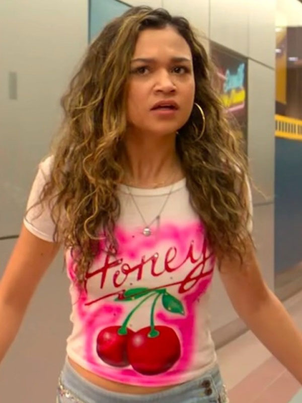 Time 2024 Madison Bailey Honey Cherry White T-Shirt